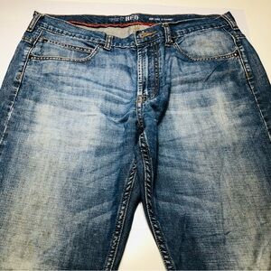 Wrangler Red Vintage Straight Men’s Jeans